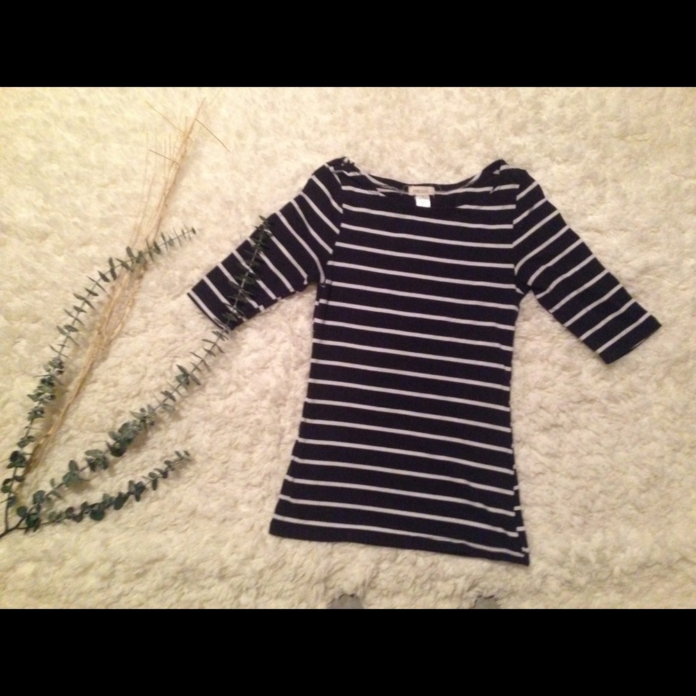 Navy Blue formfitting shirt